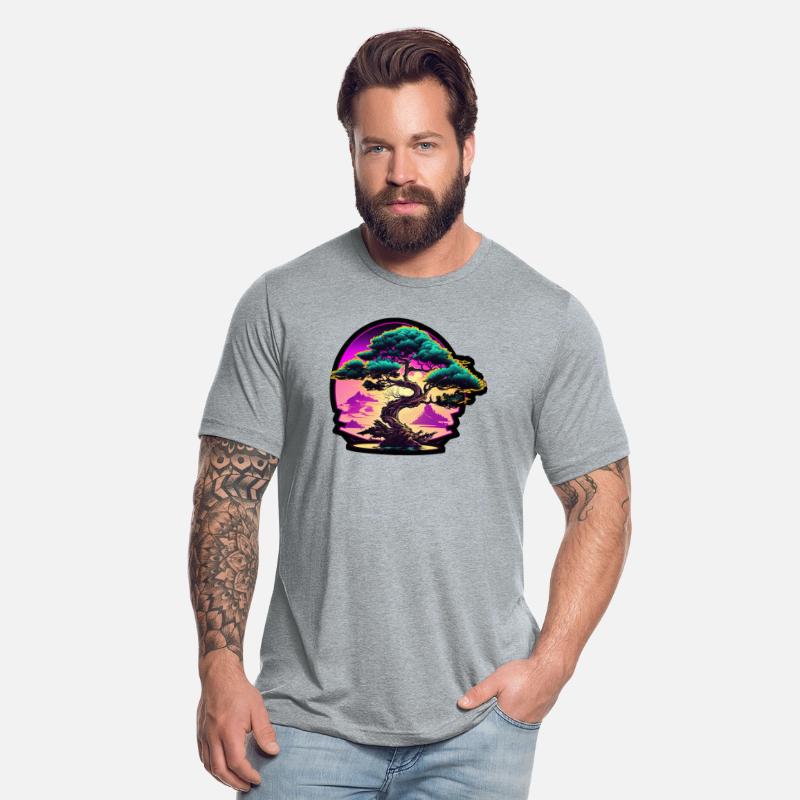 Synthwave Bonsai Tree