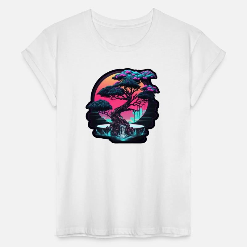 Synthwave Bonsai Tree