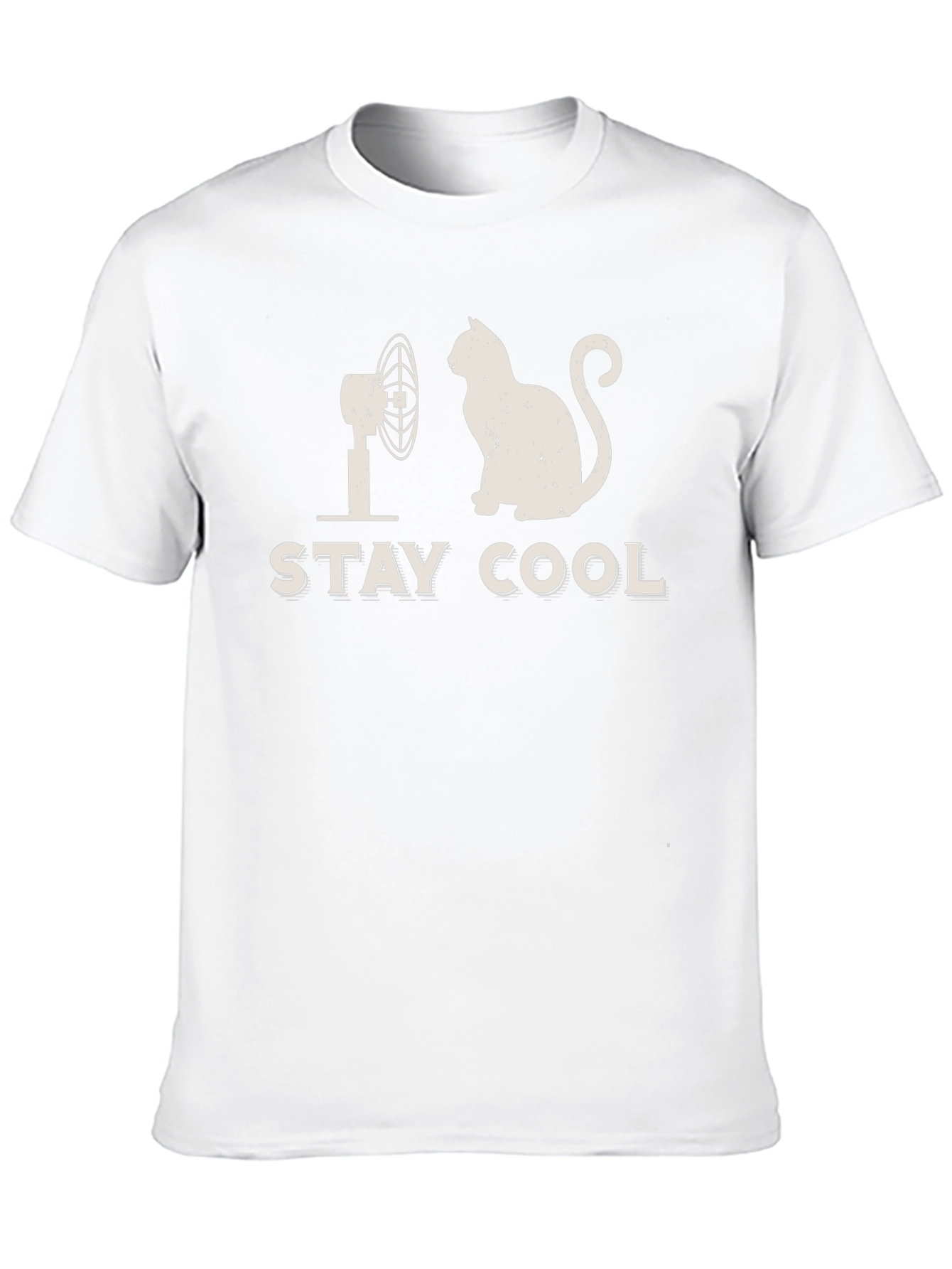 Stay Cool Cat T-Shirt - Humorous Graphic Tee