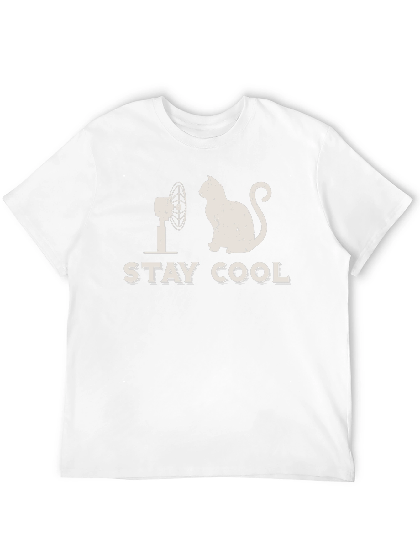 Stay Cool Cat T-Shirt - Humorous Graphic Tee