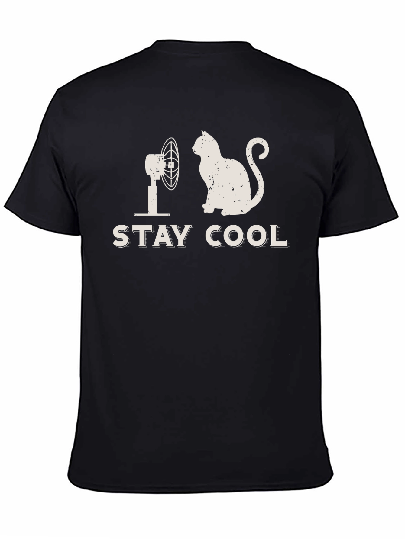 Stay Cool Cat T-Shirt - Humorous Graphic Tee