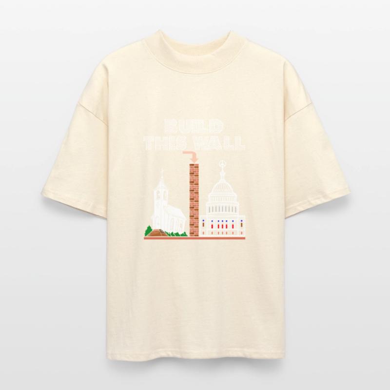 T-Shirt Build a Wall church and state tee gift