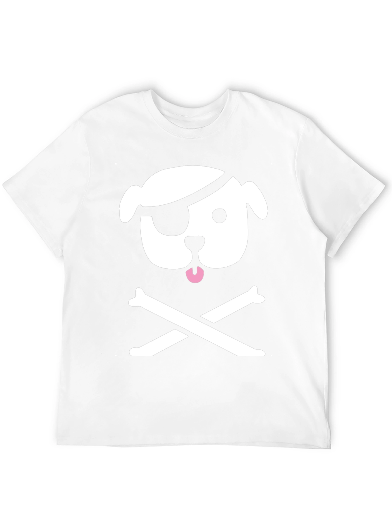Pirate Dog Graphic T-Shirt - Black