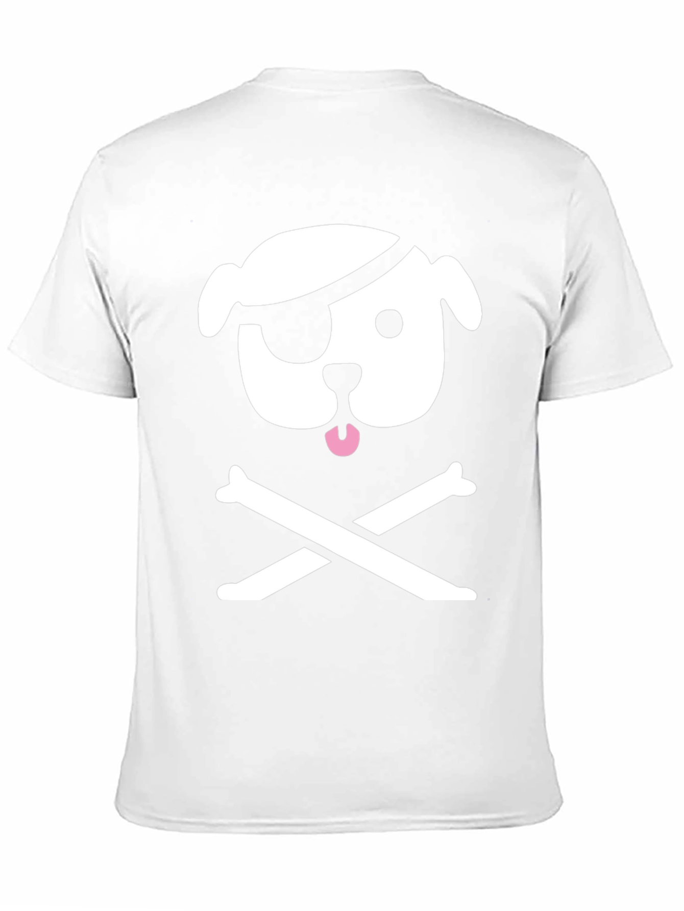 Pirate Dog Graphic T-Shirt - Black