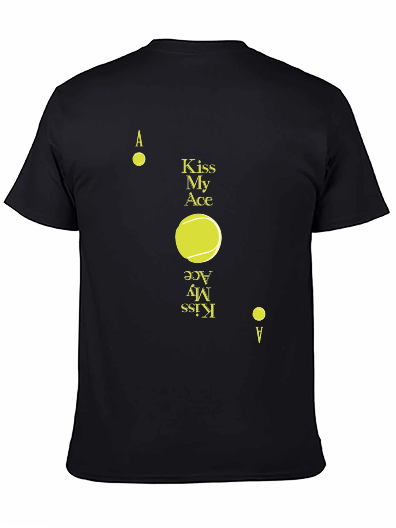 Kiss My Ace Tennis T-Shirt Ace Design