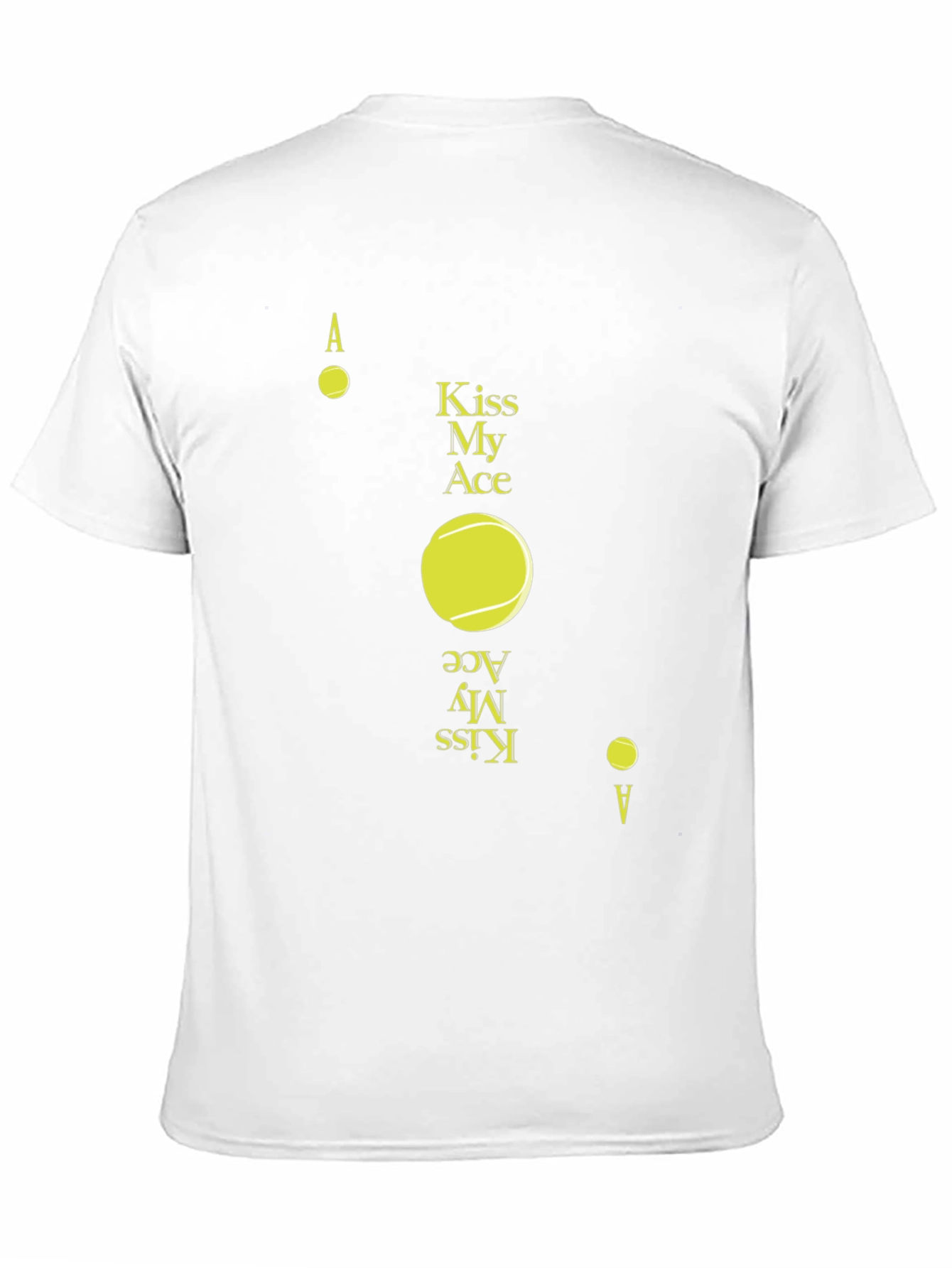 Kiss My Ace Tennis T-Shirt Ace Design