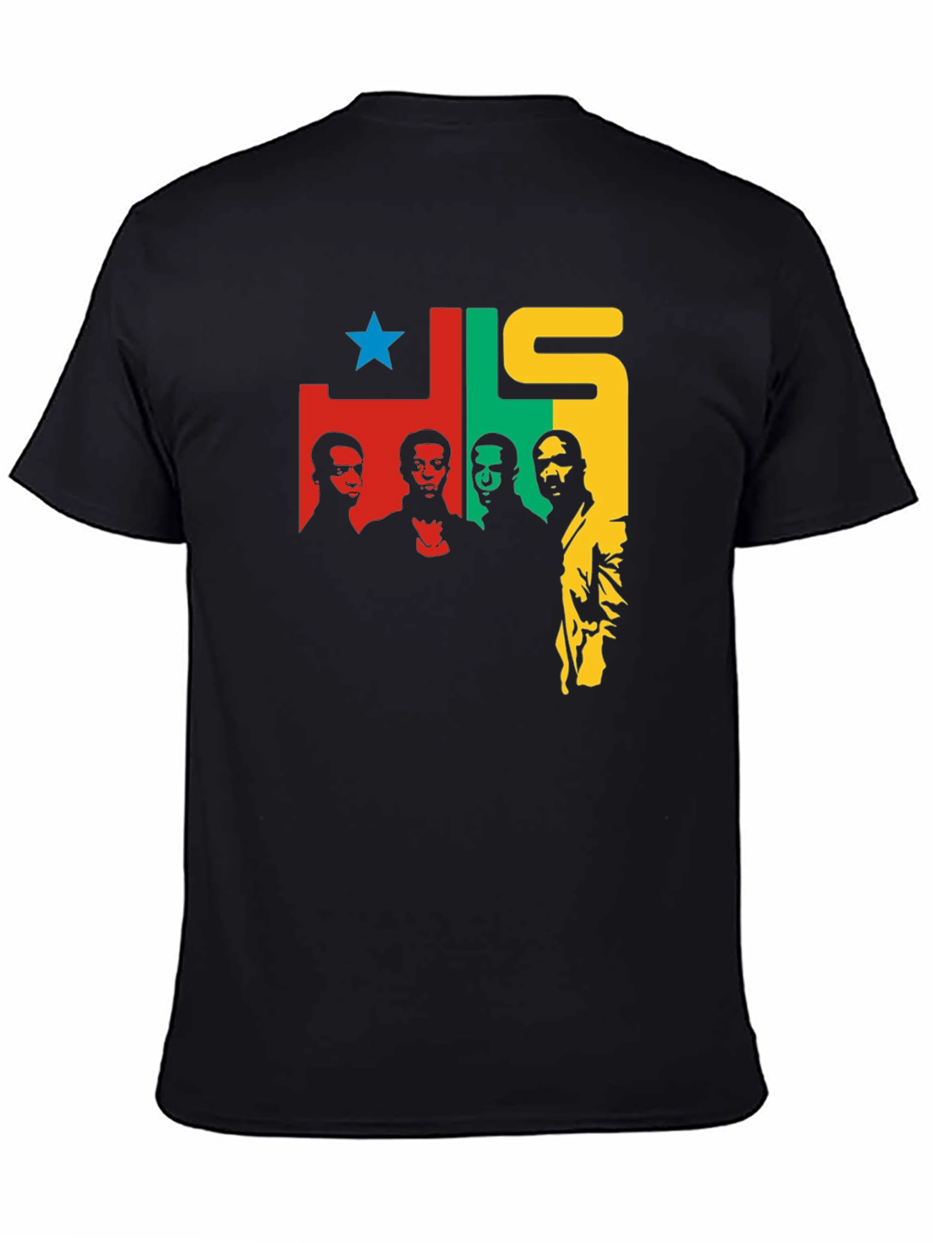 JLS T-Shirt - Black Crew Neck Graphic Tee