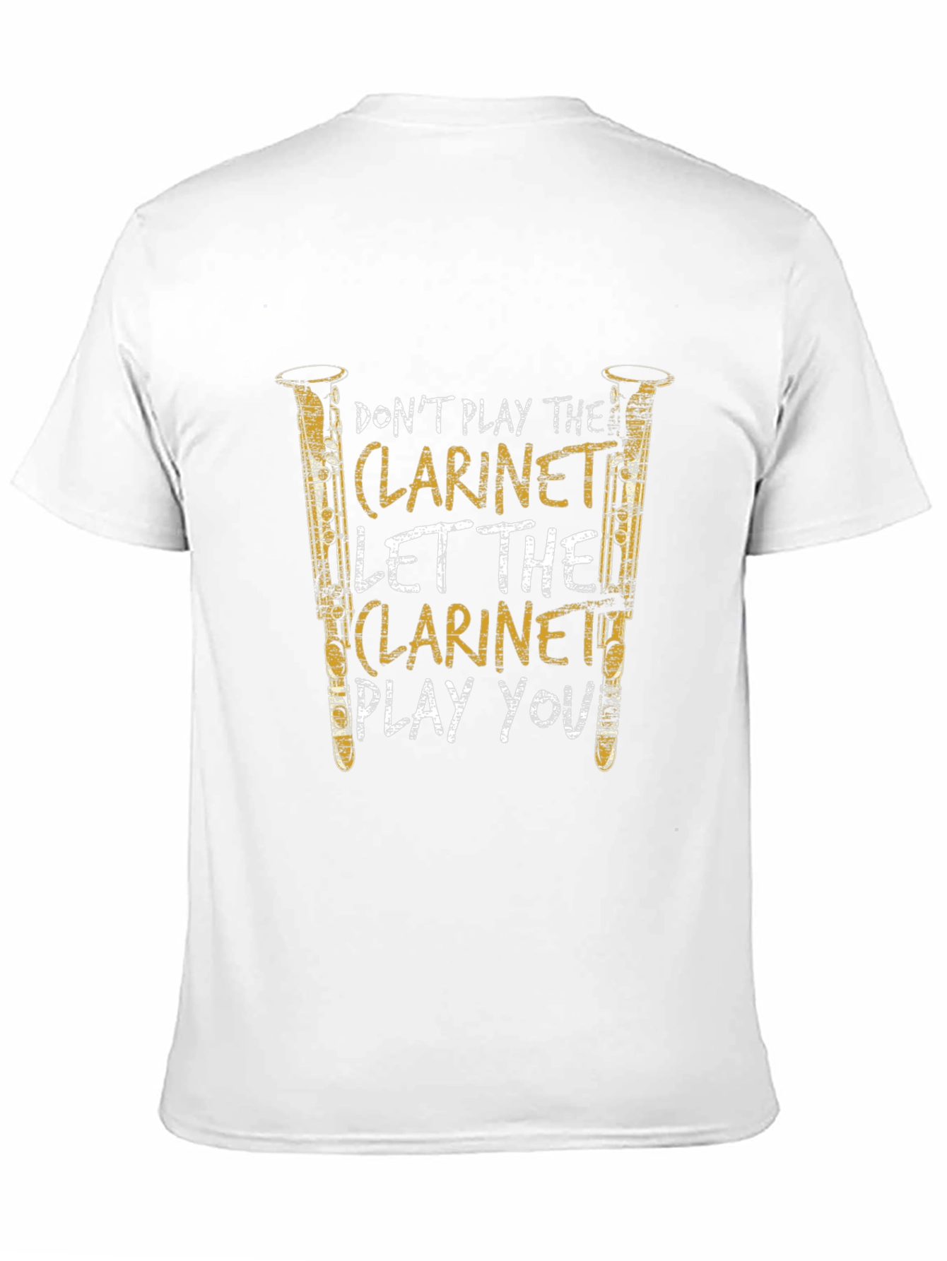 Clarinet Player Graphic T-Shirt - Music Lover Tee