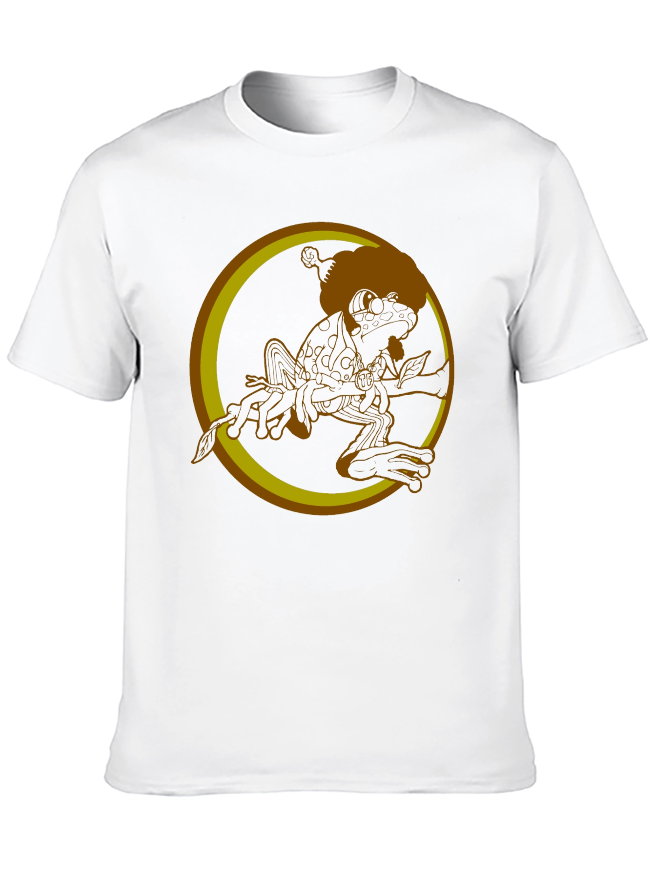 Funky Frog Graphic Tee - Afro Toad T-Shirt