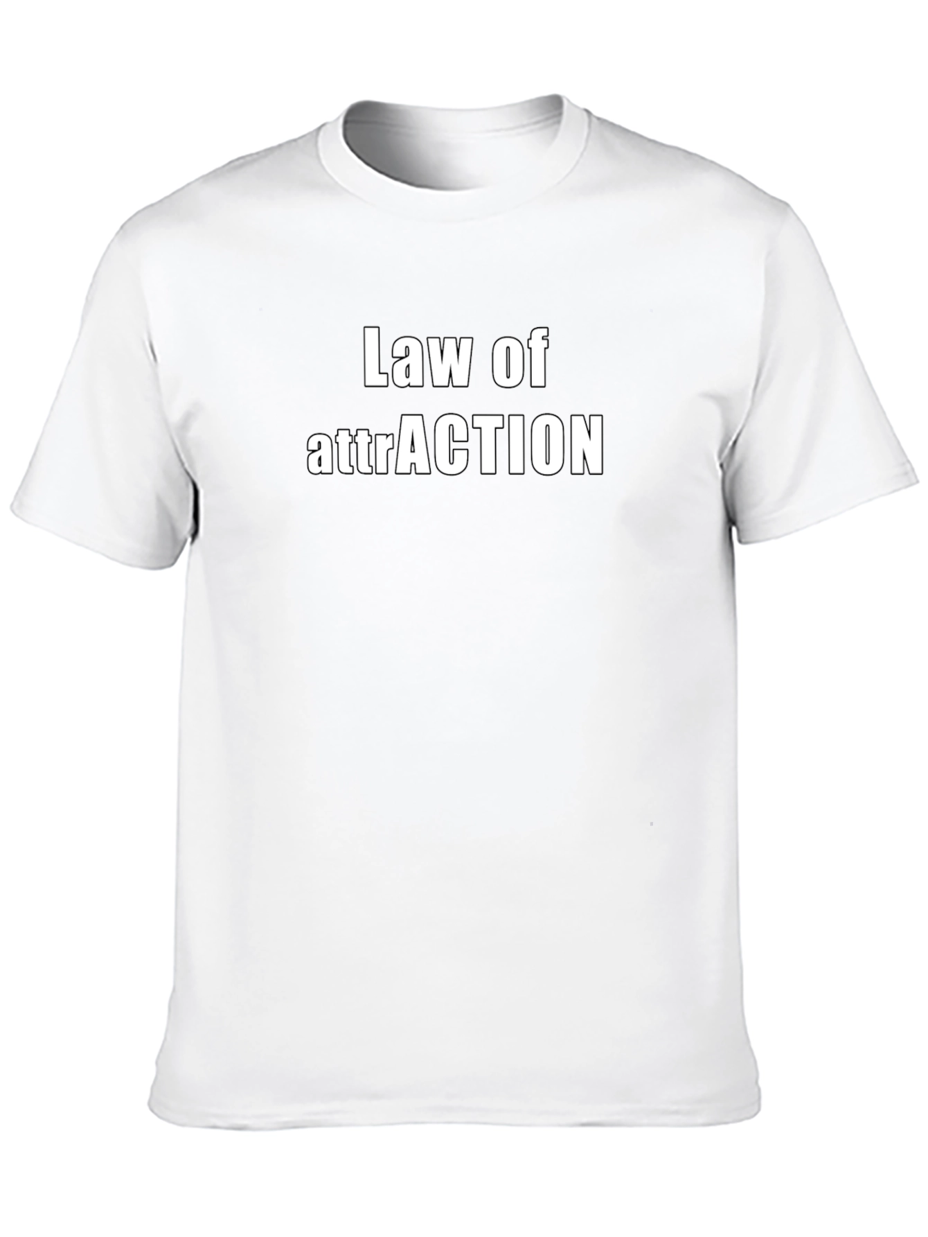 Law of Attraction Black T-Shirt
