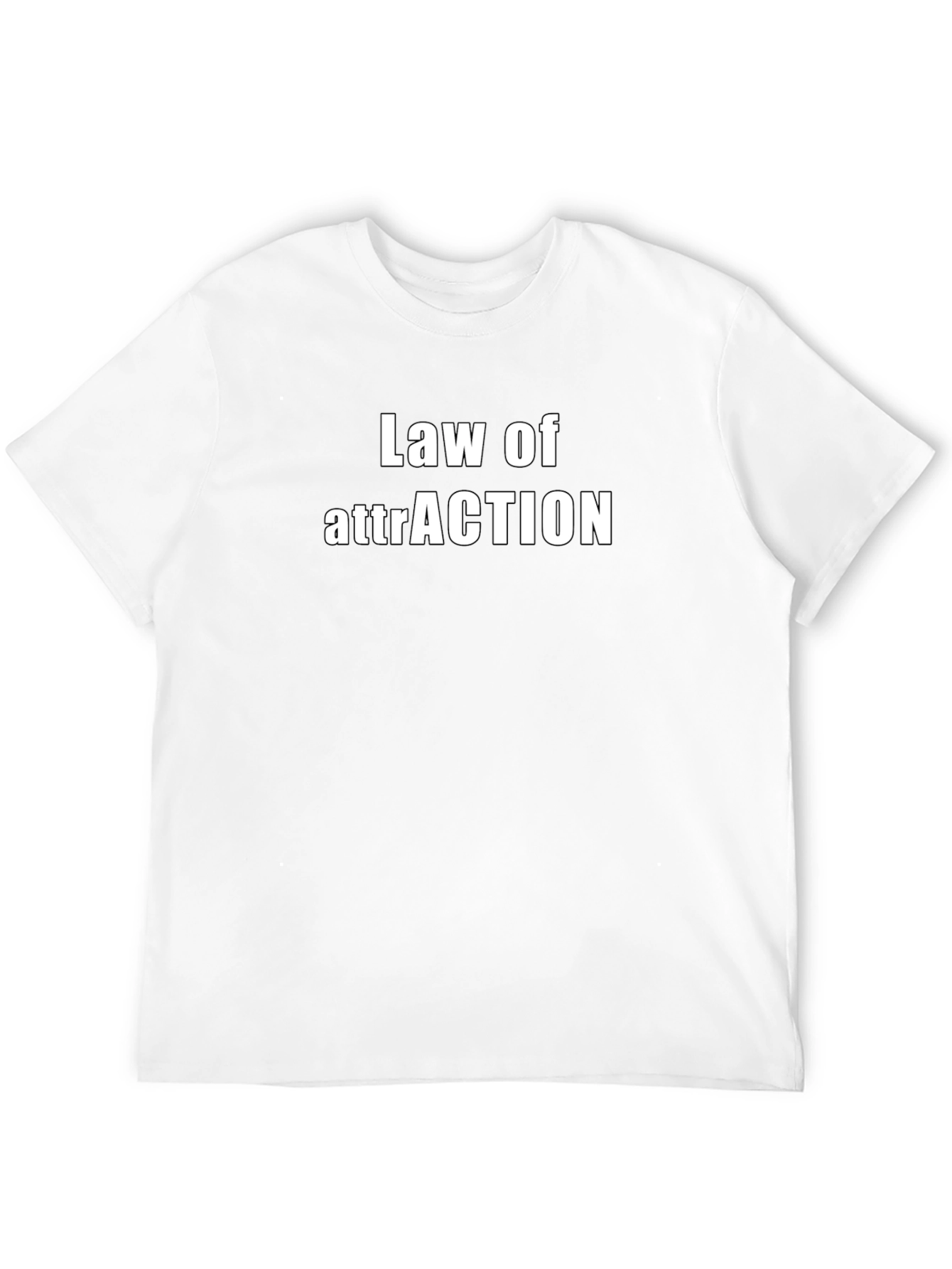 Law of Attraction Black T-Shirt