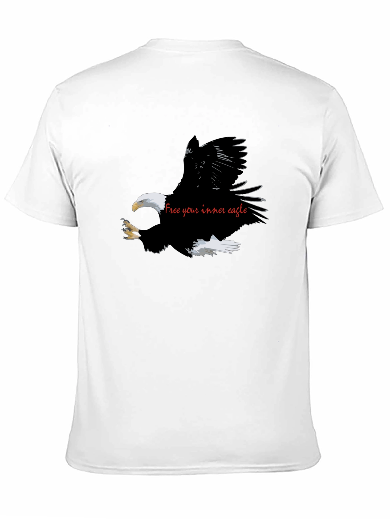 Eagle Graphic Black T-Shirt - Free Your Inner Eagle
