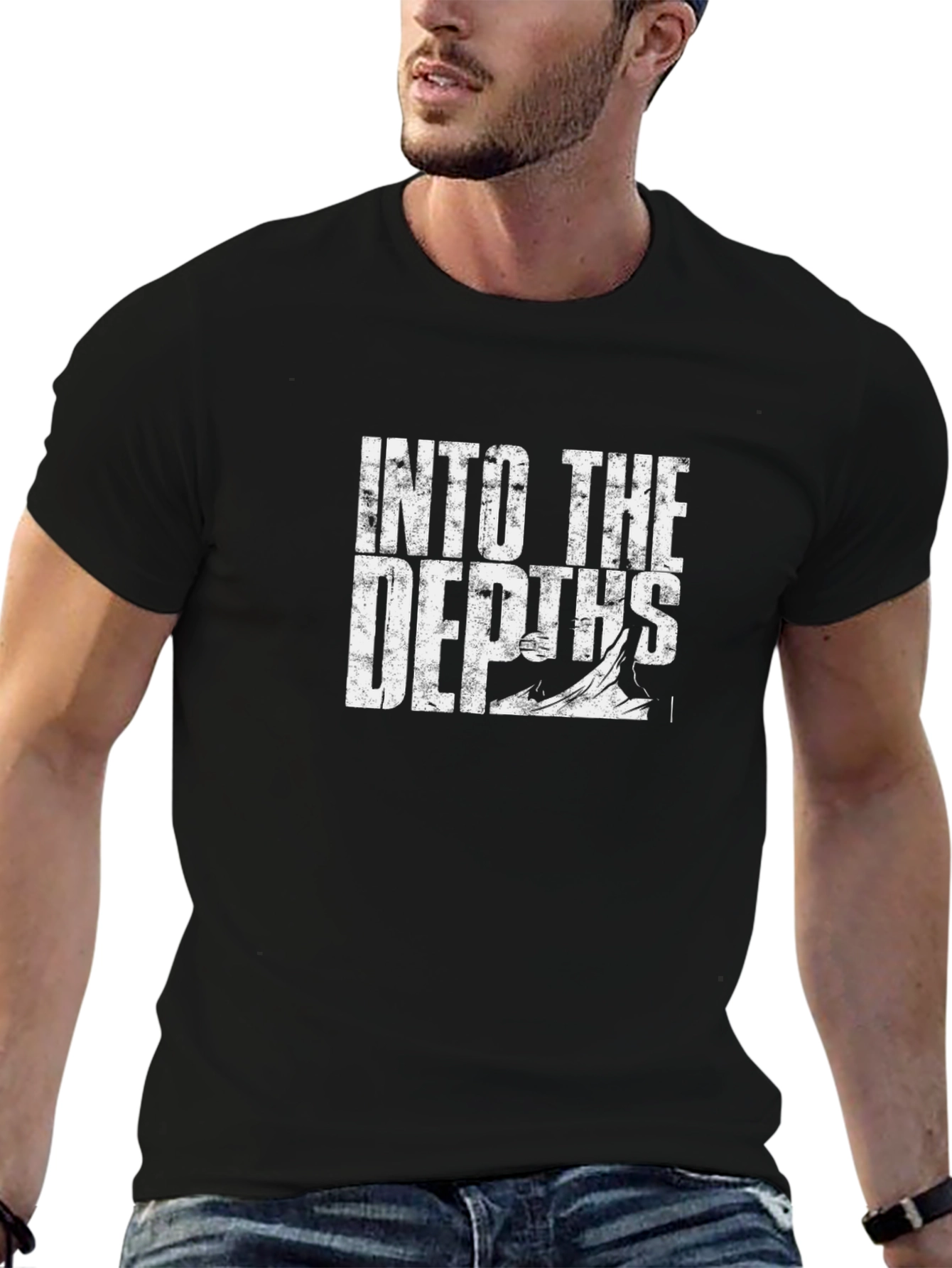 Into the Depths Graphic Tee - Black