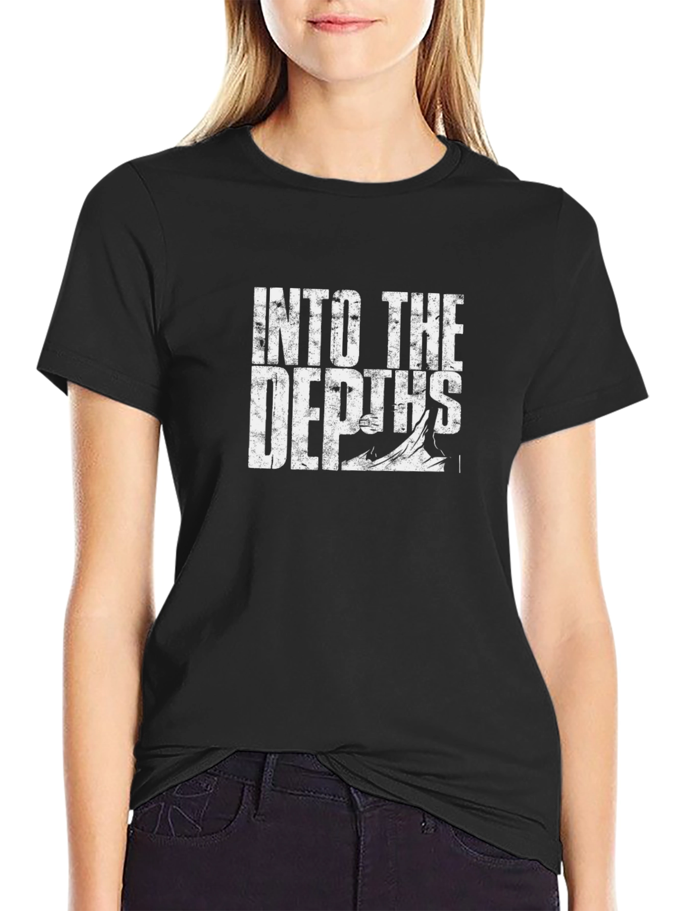 Into the Depths Graphic Tee - Black