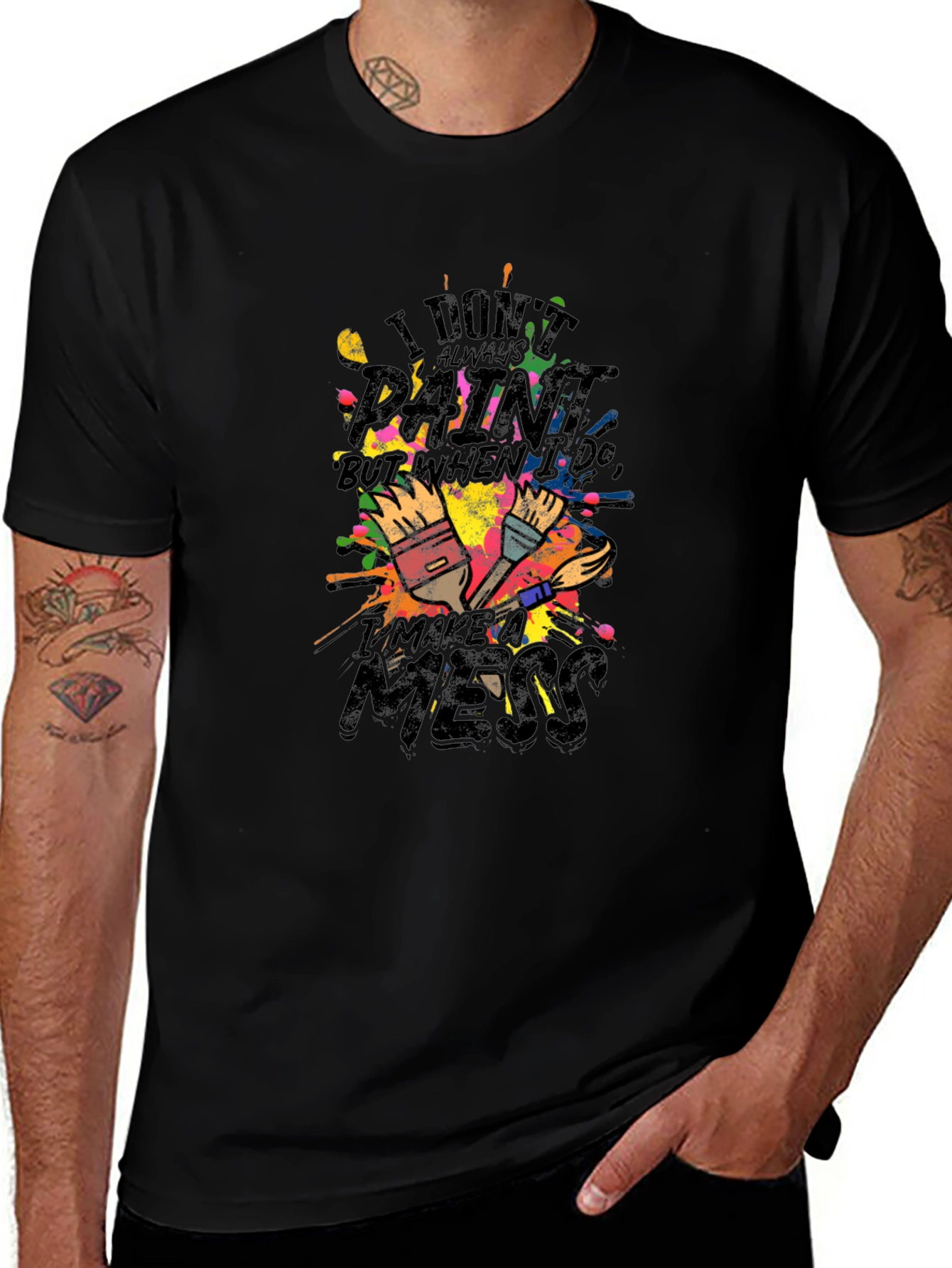 Painters Mess T-Shirt - Artistic Style