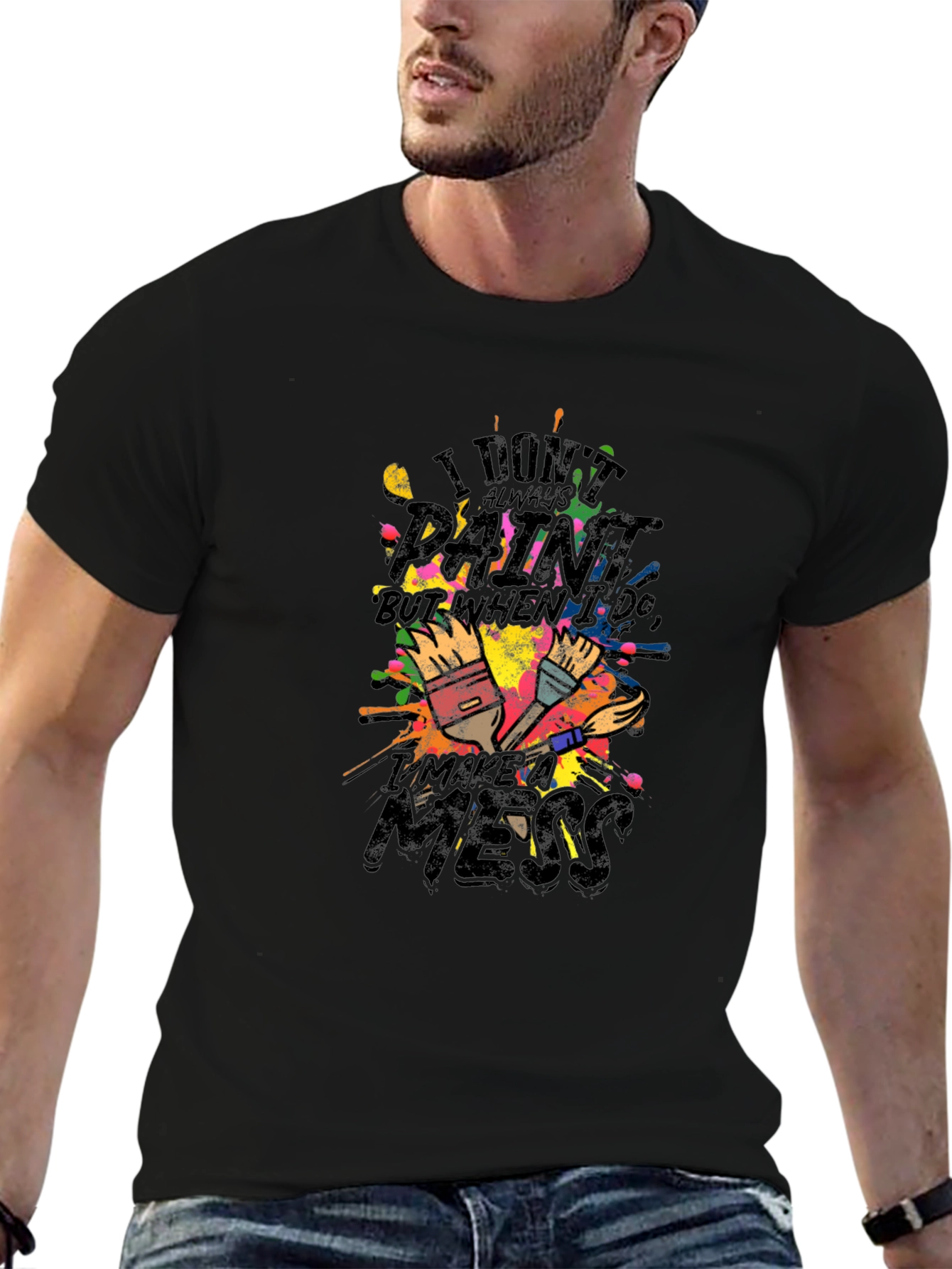 Painters Mess T-Shirt - Artistic Style
