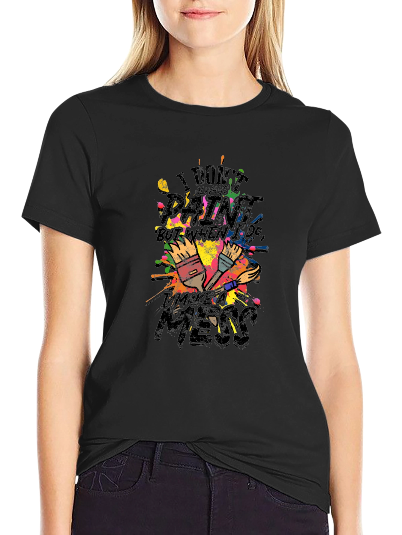 Painters Mess T-Shirt - Artistic Style
