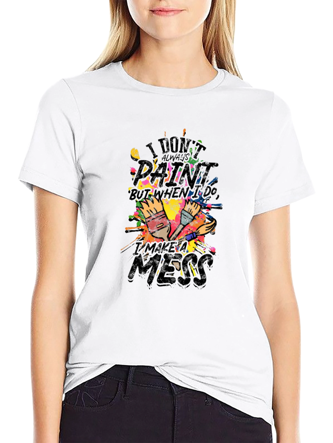 Painters Mess T-Shirt - Artistic Style
