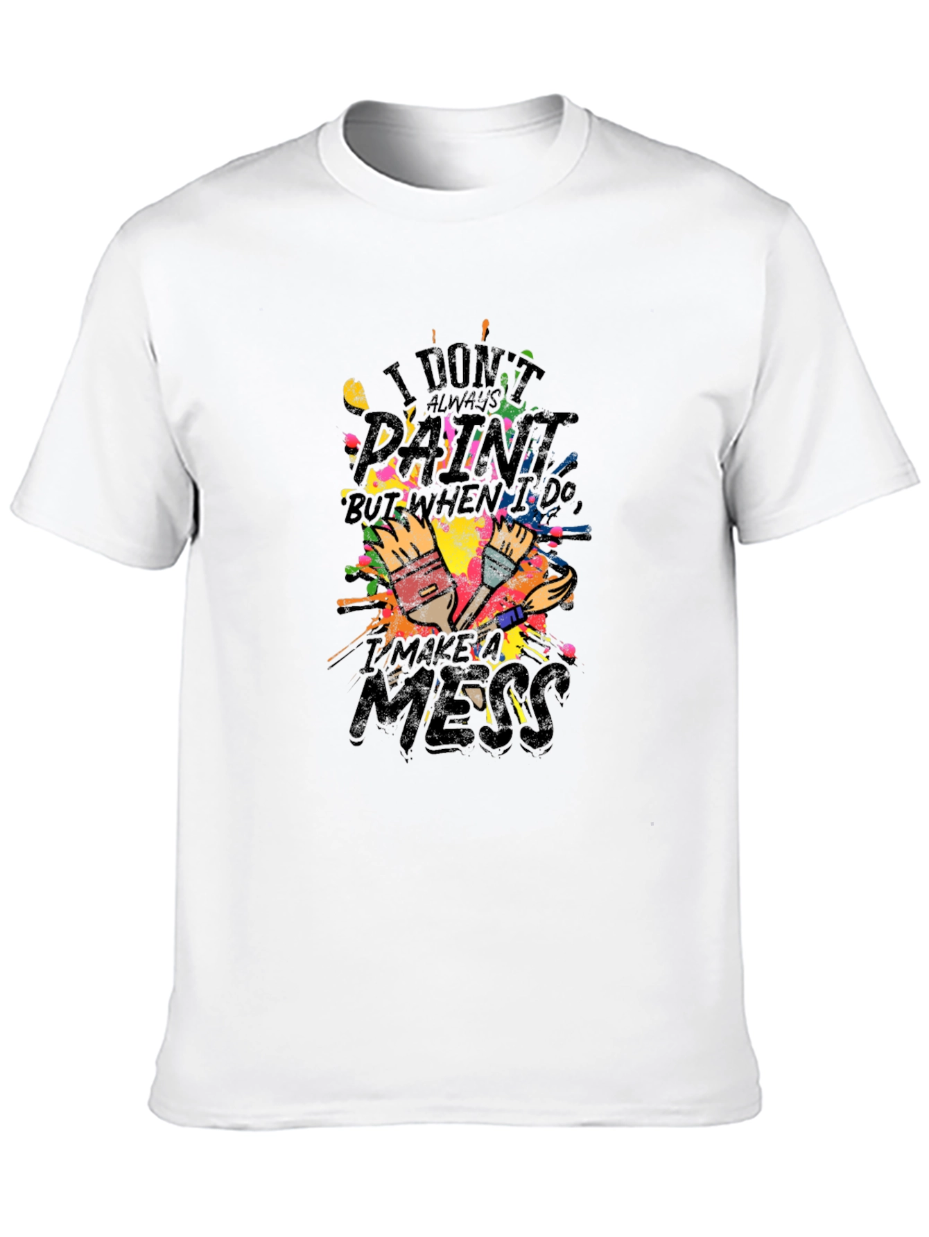 Painters Mess T-Shirt - Artistic Style
