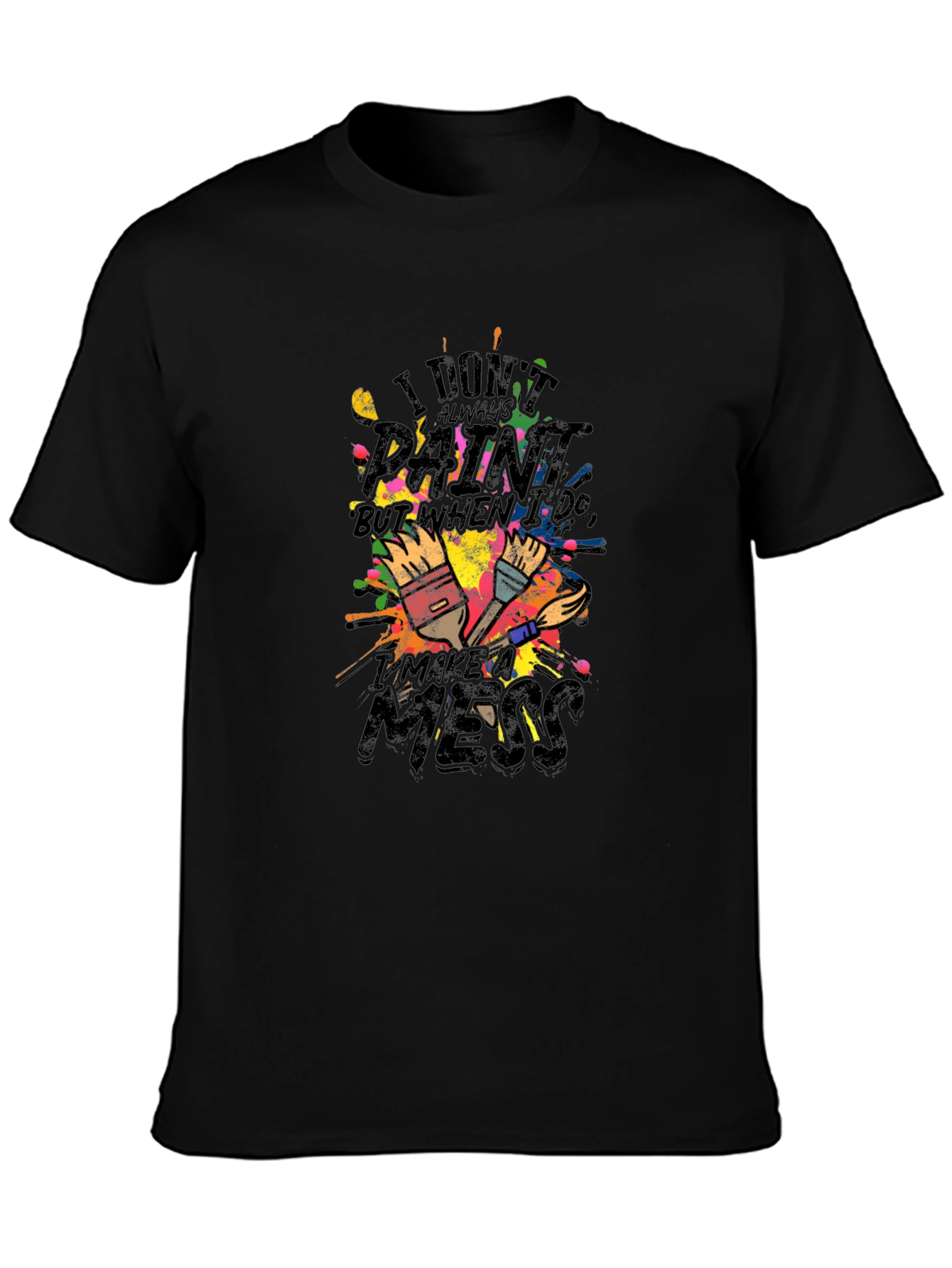 Painters Mess T-Shirt - Artistic Style