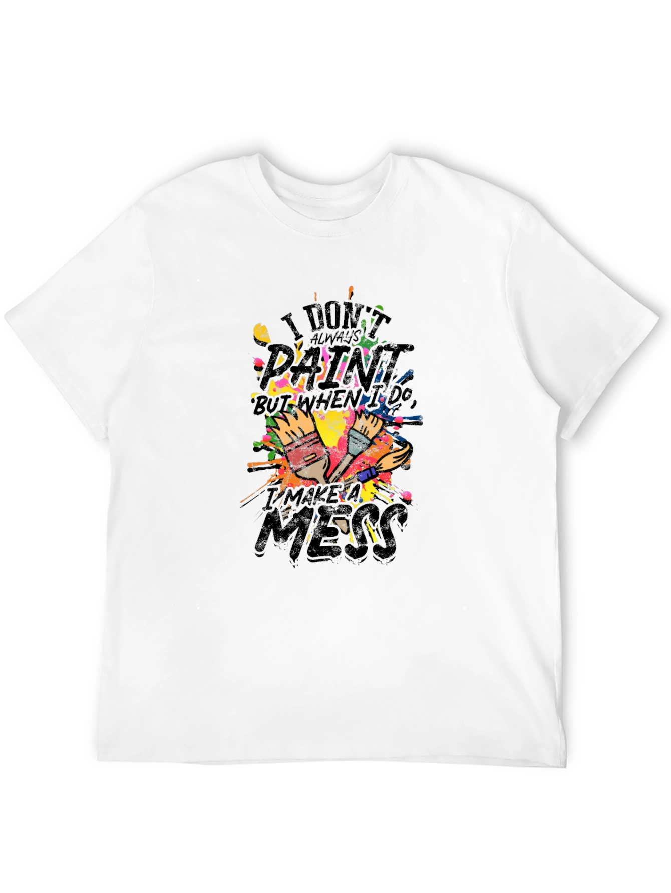 Painters Mess T-Shirt - Artistic Style