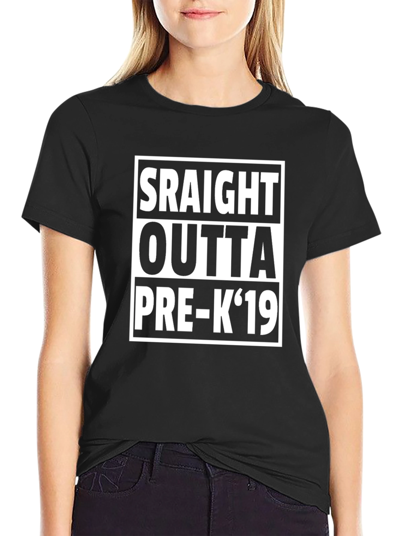 Straight Outta Pre-K 19 Graphic Tee