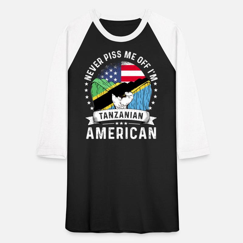 Tanzanian American Patriot Humor Country Flag