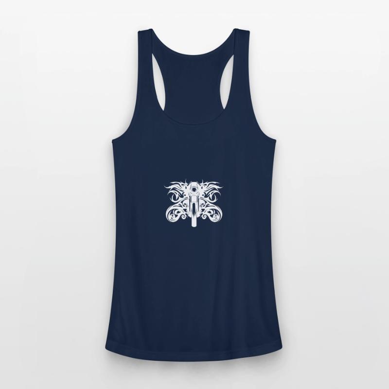 Tattoo Wild Flames Style Motor Racing