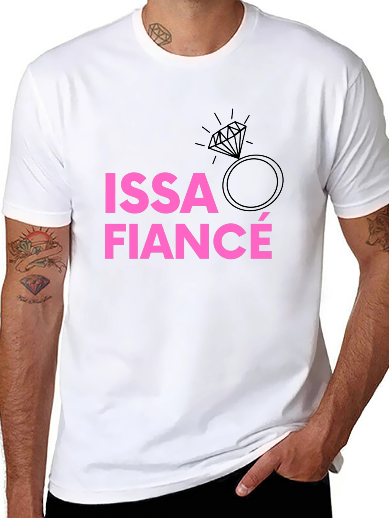 ISSA FIANCÉ Graphic Tee - Engagement Shirt