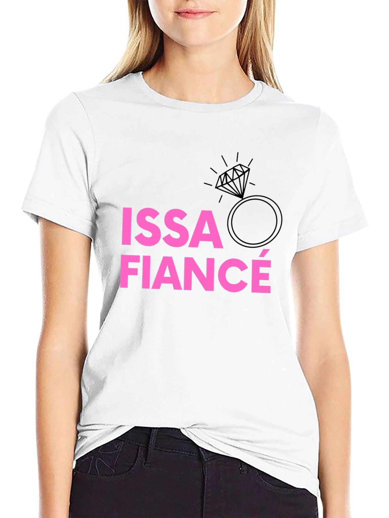 ISSA FIANCÉ Graphic Tee - Engagement Shirt