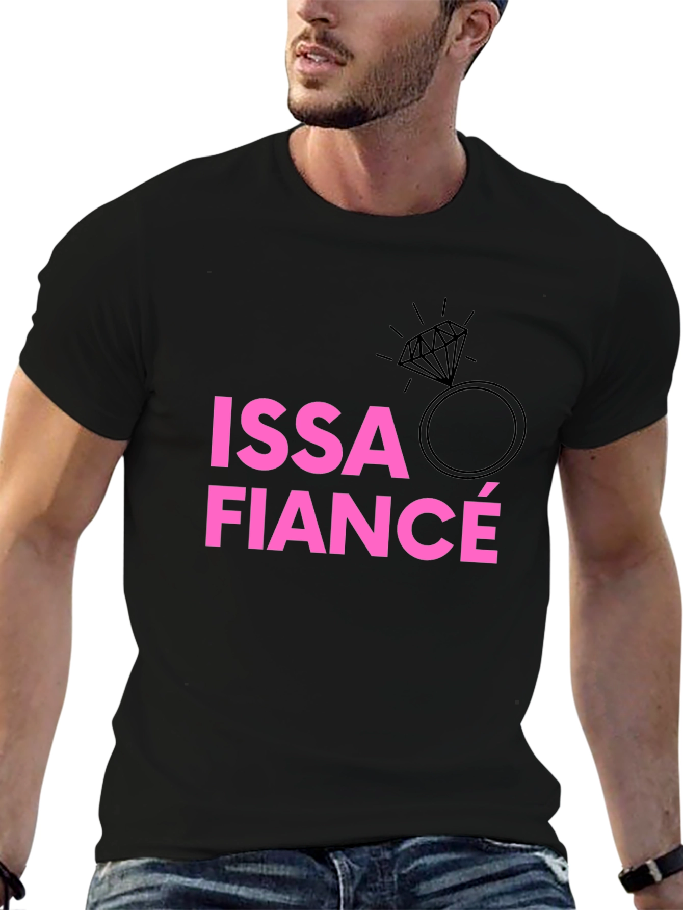 ISSA FIANCÉ Graphic Tee - Engagement Shirt