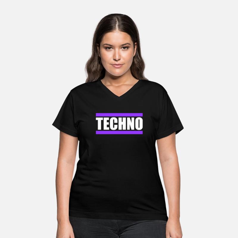 Techno Music Love Letters Quote Dance Party Logo