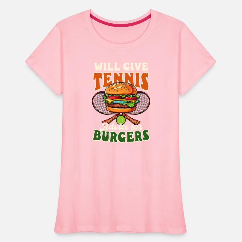 Tennis Player Give Tennis Advice For Burgers