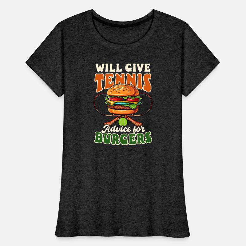 Tennis Player Give Tennis Advice For Burgers