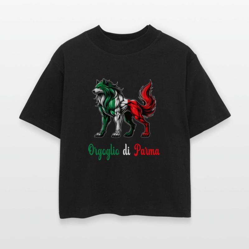 The pride of Parma Italy flag