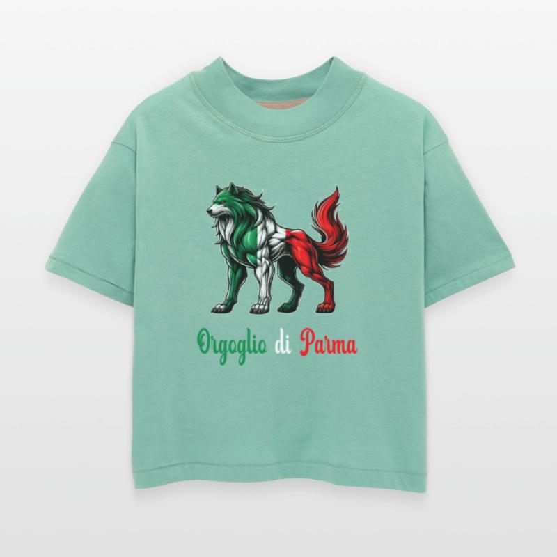 The pride of Parma Italy flag