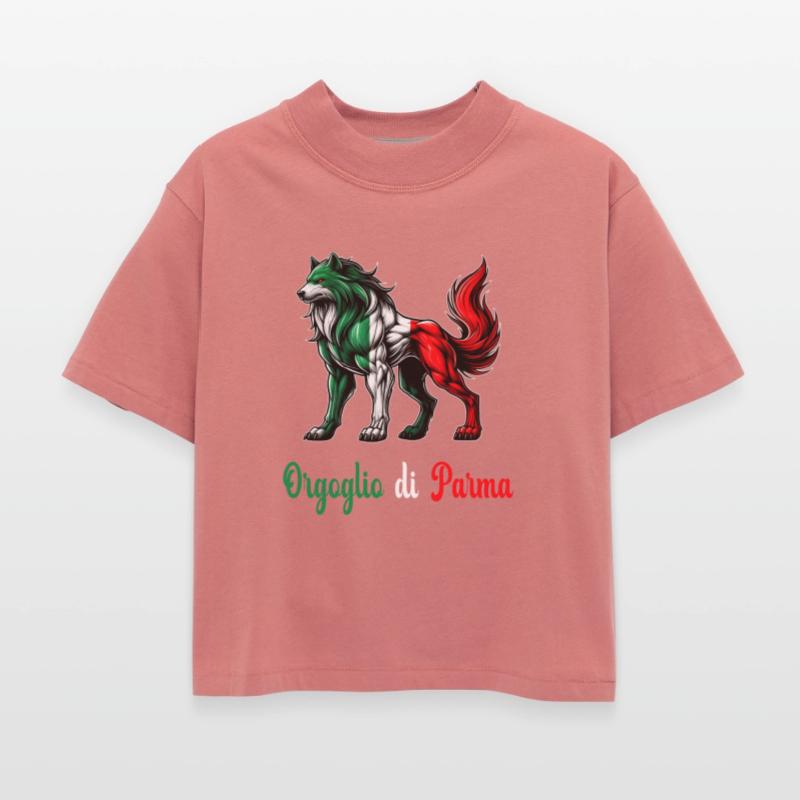 The pride of Parma Italy flag