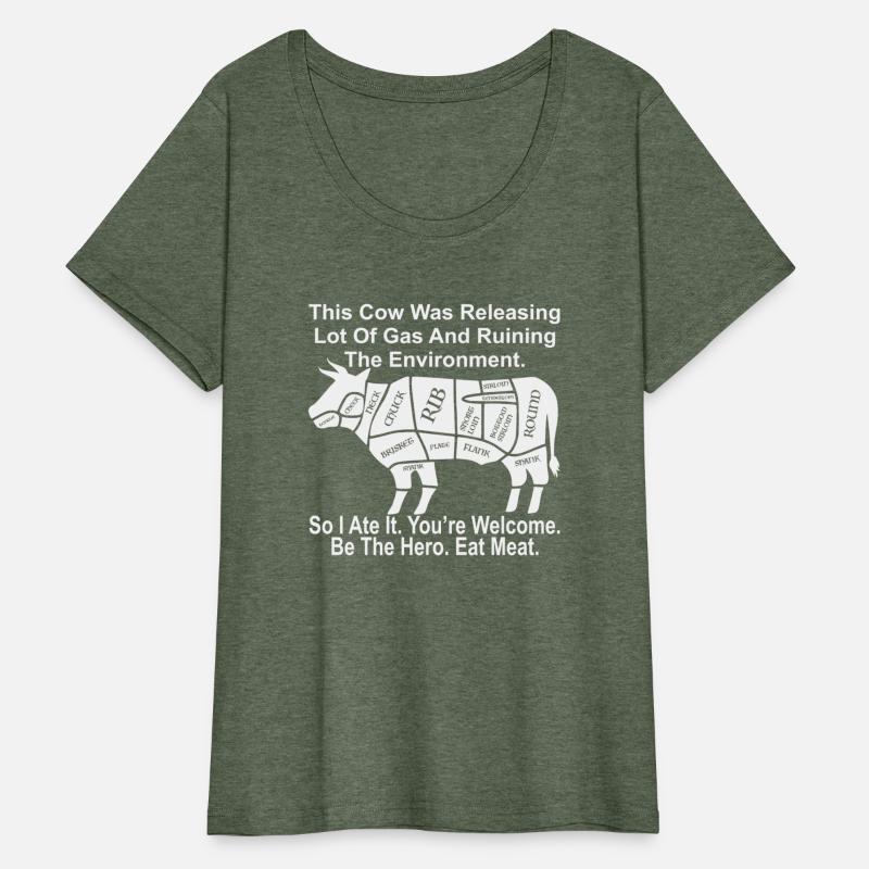 This Cow Was Ruining The Environment So I Ate It ©