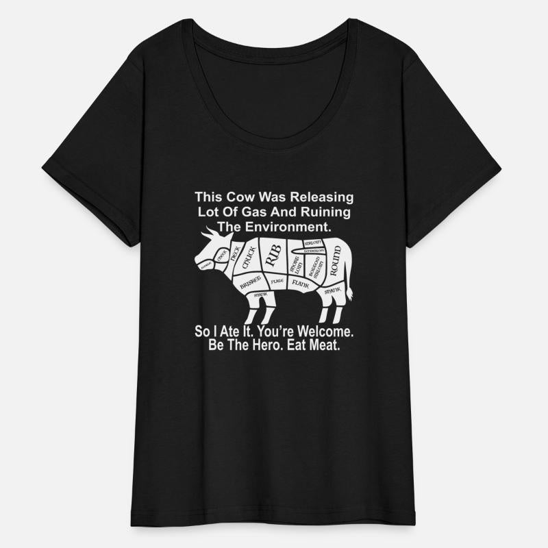 This Cow Was Ruining The Environment So I Ate It ©