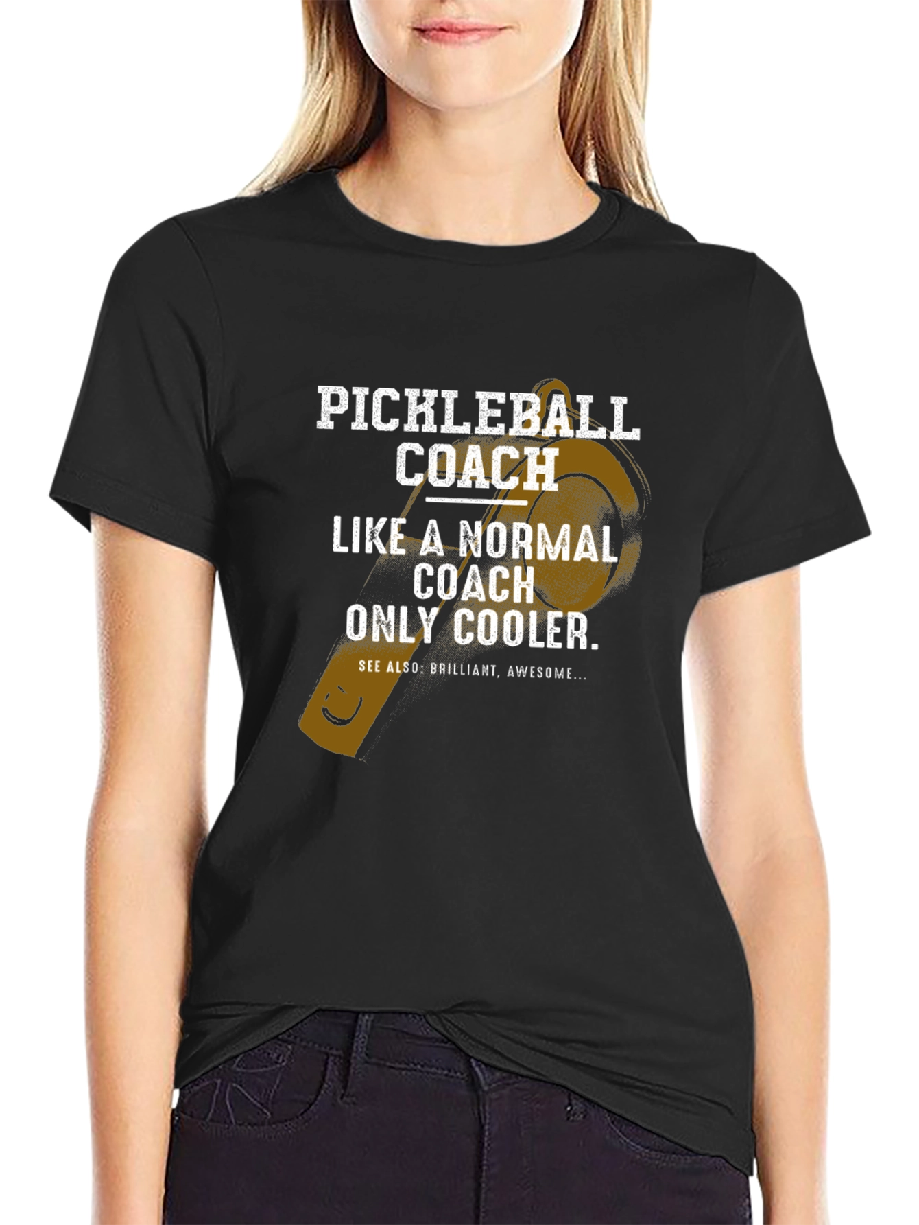 Pickleball Coach T-Shirt - Normal Coach Only Cooler