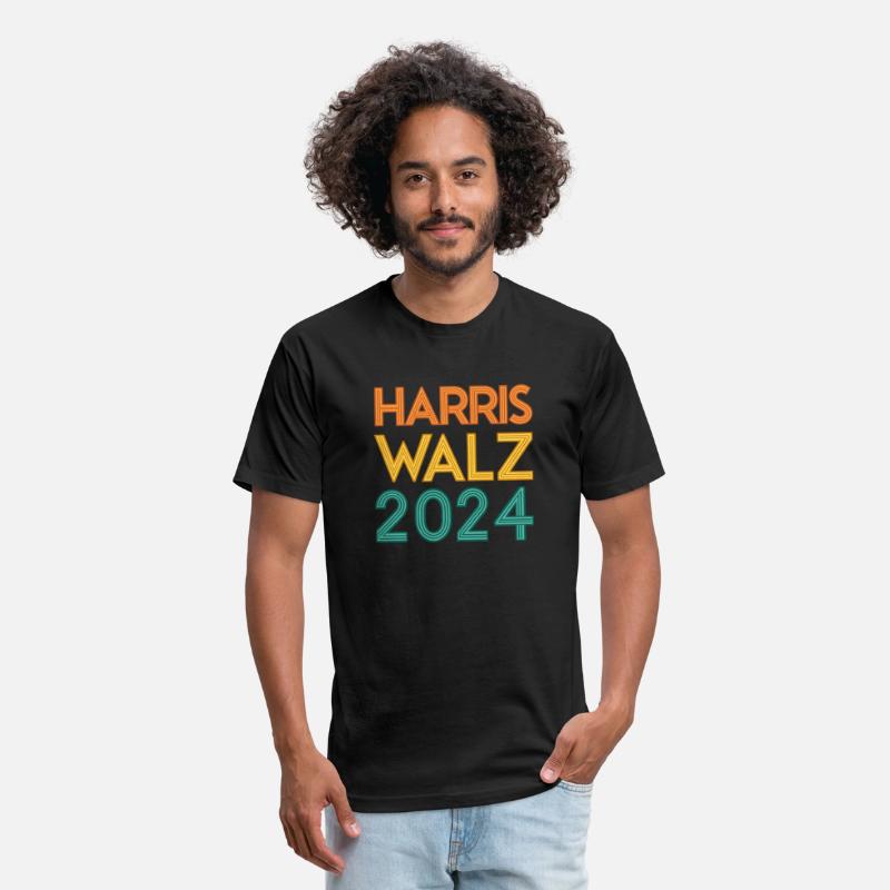Trendy HARRIS WALZ 2024 T Shirt Vibrant Colors