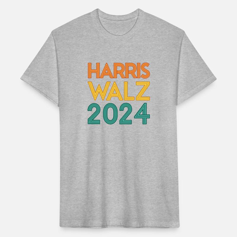 Trendy HARRIS WALZ 2024 T Shirt Vibrant Colors