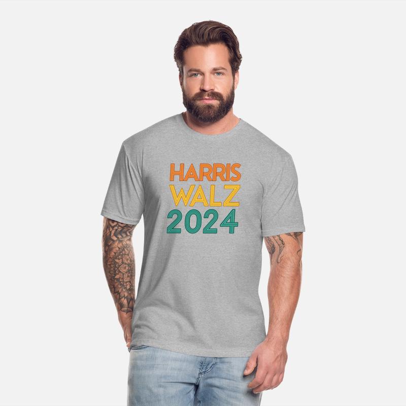 Trendy HARRIS WALZ 2024 T Shirt Vibrant Colors