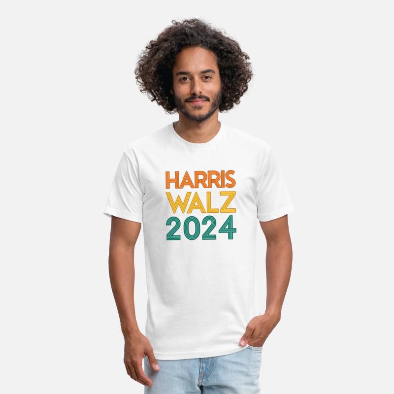 Trendy HARRIS WALZ 2024 T Shirt Vibrant Colors