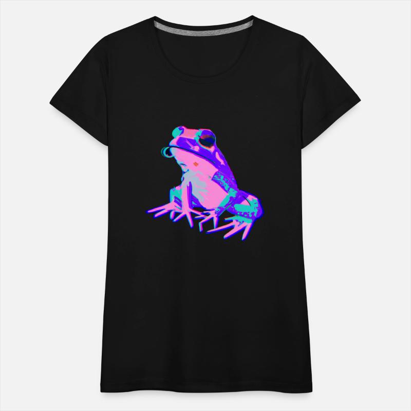 Trippy Vaporwave Frog