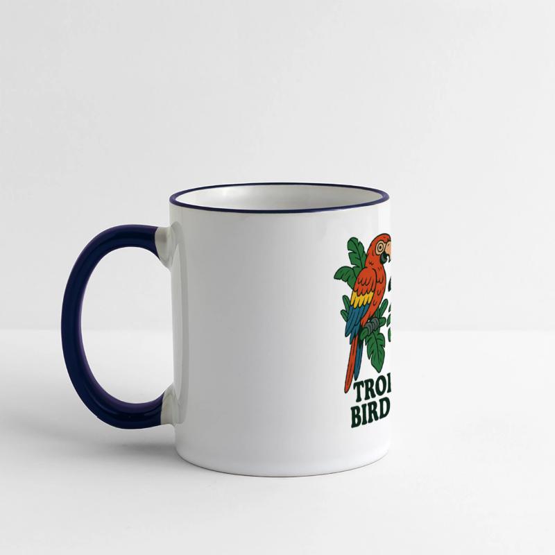 Tropical Bird Park Nature Illustration