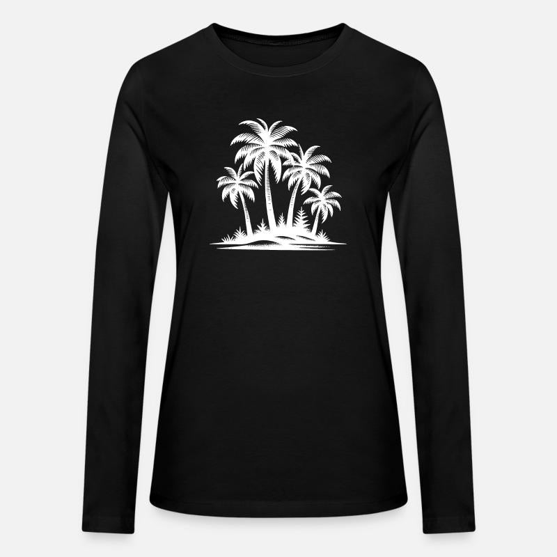 Tropical Palm Trees And Beach