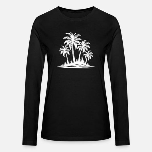 Tropical Palm Trees And Beach