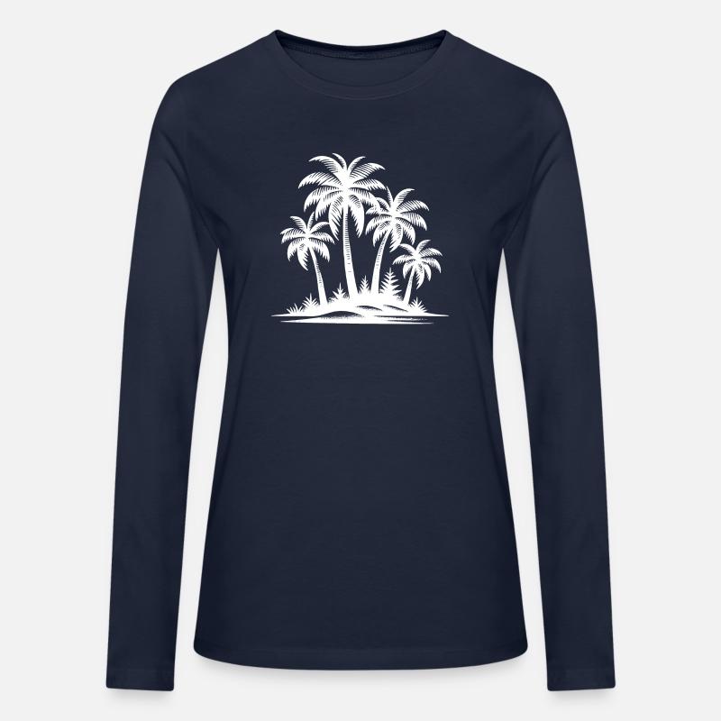 Tropical Palm Trees And Beach