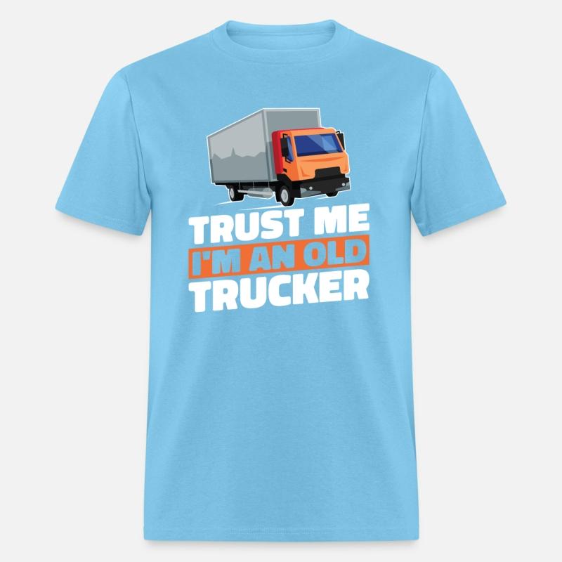 Truck Driver Funny Old Man Trucker
